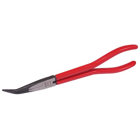 Urrea Pliers, 45 Degree offset extra long nose, non cutting 9-5/8 241G